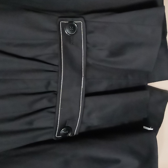 Worthington Black Jacket w White Stitching and Front Pockets 16 - Picture 6 of 7